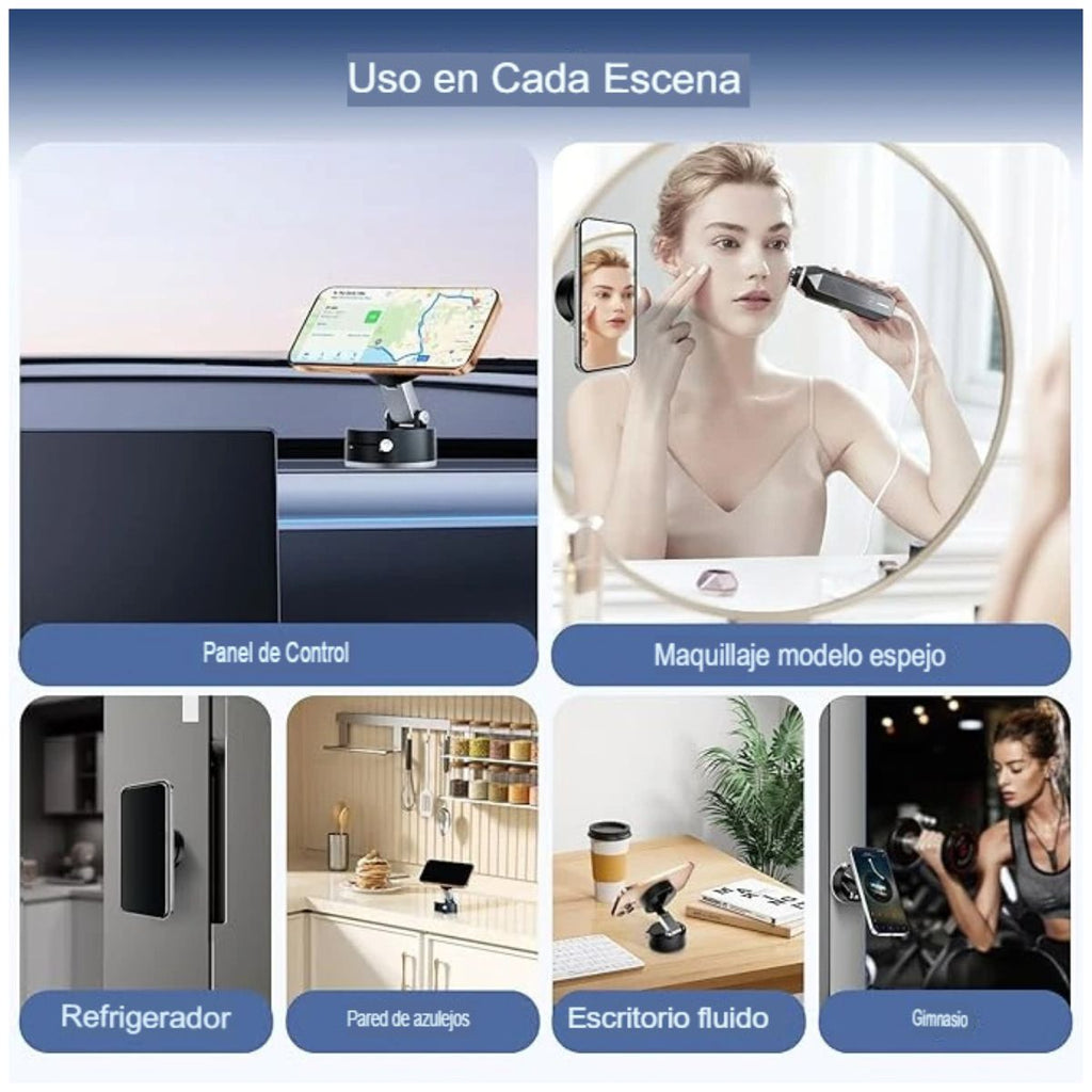 Soporte Cargador Inalámbrico Imantado