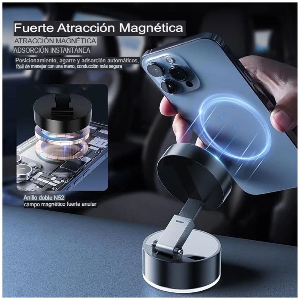 Soporte Cargador Inalámbrico Imantado